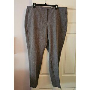 NWT Worthington Womens Gray Stretch Dress Pants Career Office Mature